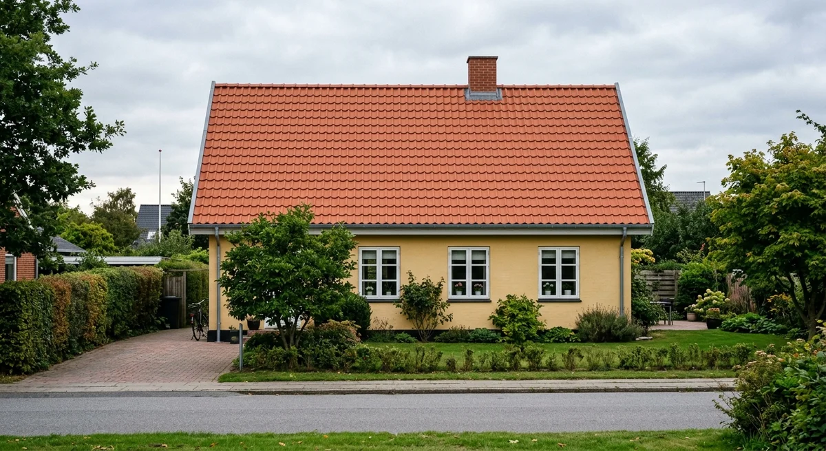 Færdigt resultat — Nyt tag i Hinnerup