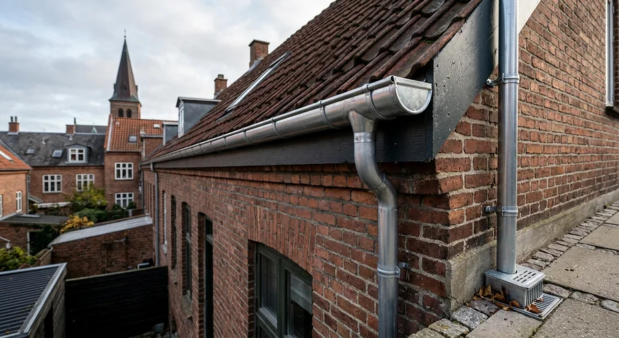 Tagrender: valg af materiale, dimensionering og vedligehold